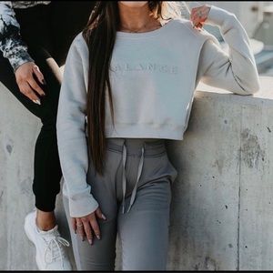 Balance Athletica crop sweatshirt. Size small